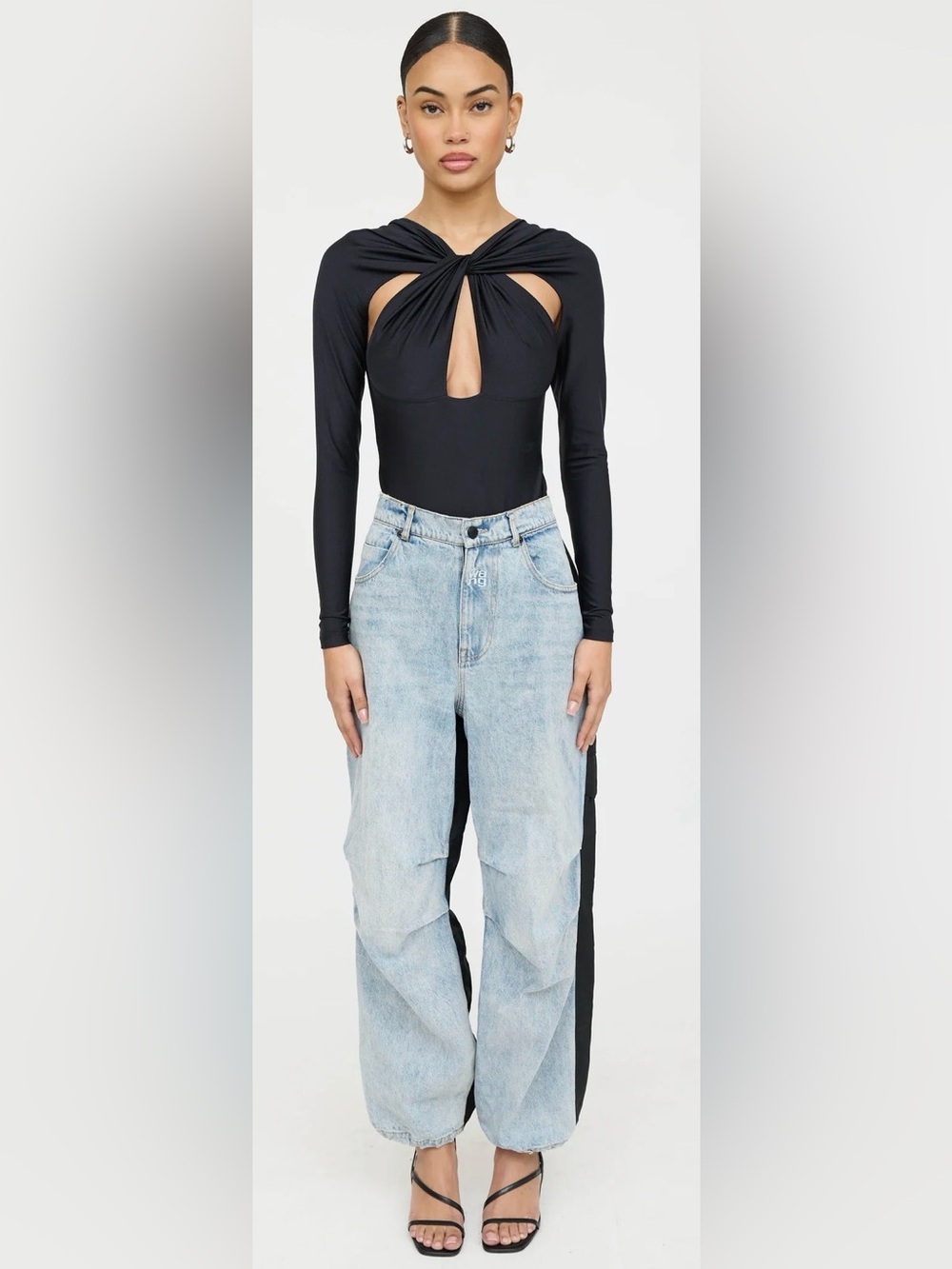 ALEXANDER WANG Hybrid Cargo Jeans XS $795